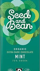 Seed and Bean Dark Chocolate 72% Mint 85g