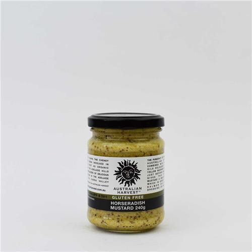 Australian Harvest Horseradish Mustard 240g All About Organics Online