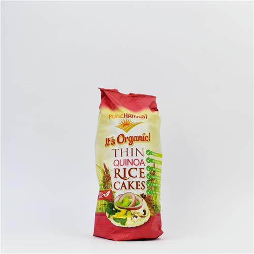 Pure Harvest Rice Cakes Thins Quinoa 150g All About Organics Online