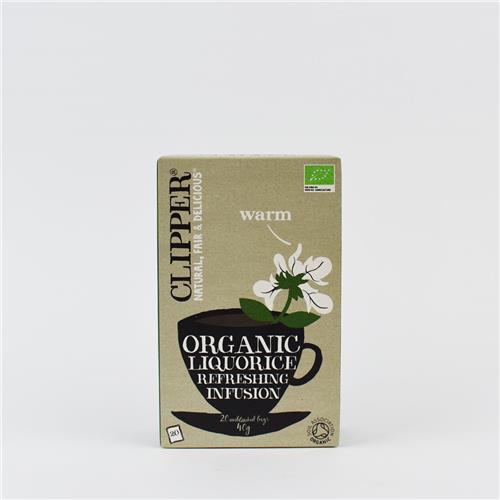 Clipper Licorice Tea 20 Bags 40g All About Organics Online