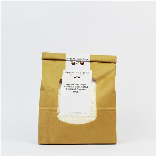A&S Coconut Desiccated Certified Organic 500g