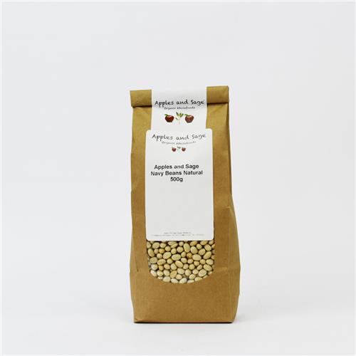 A&S Navy Beans Certified Organic 500g