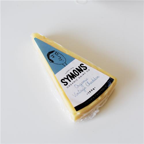 Symons Cheese Vintage Cheddar 150g Certified Organic