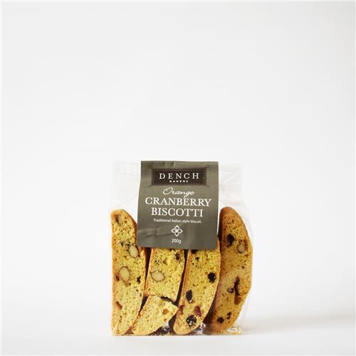 Dench Bakers Biscotti  Orange and Cranberry  200g