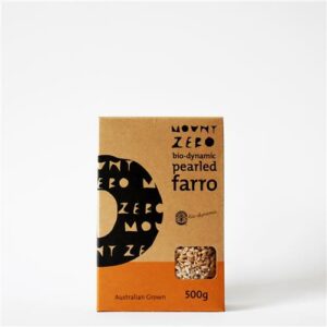 Mount Zero Biodynamic Pearled Farro 500g
