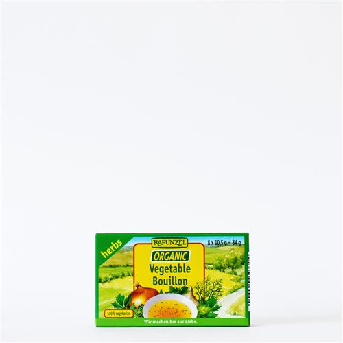 Rapunzel Vegetable Bouillon Stock Cubes Herb 84g All About Organics Online