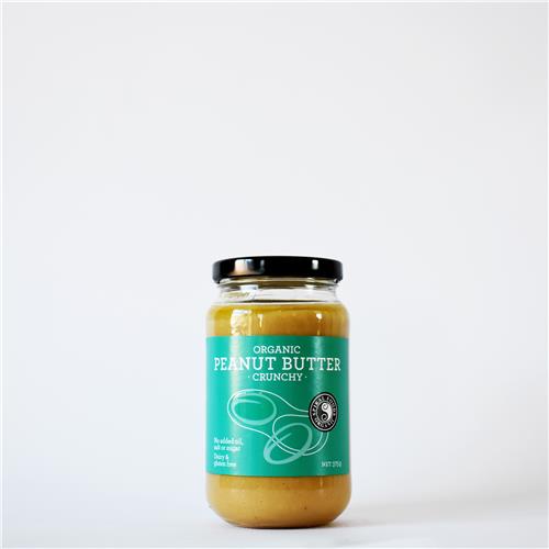 Spiral Peanut Butter Crunchy 375g Certifiied Organic