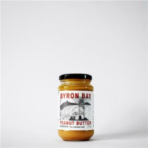Byron Bay Peanut Butter Smooth No Added Salt 375g