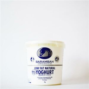 Barambah Organics Low Fat Natural Yoghurt 1kg