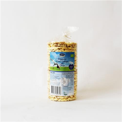 Eskal Organic Corn Cakes with Chia 120g