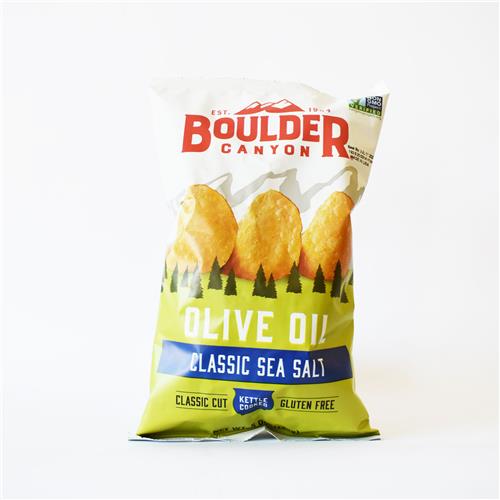 Boulder Canyon Olive Oil Potato Chips Sea Salt 142g All About