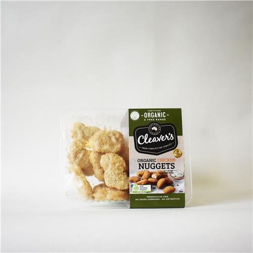 Cleavers Nuggets Chicken 300g Certified Organic