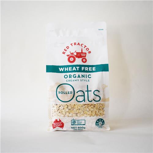 Red Tractor Wheat Free Organic Rolled Oats 600g All About Organics Online