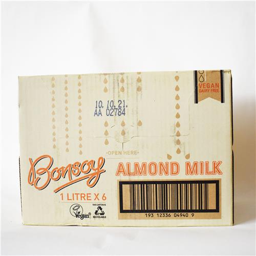 Bonsoy Soy ALMOND Milk Pack 6 × 1L All About Organics Online