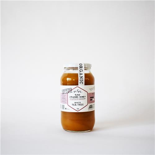 Raw Honey White Tea Tree 1kg Certified Organic