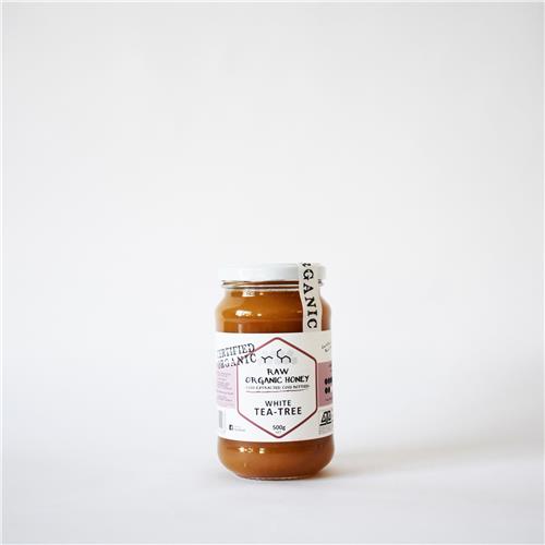 Raw Honey White Tea Tree 500g Certified Organic