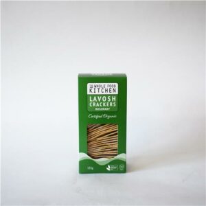 The Whole Food Kitchen Organic Lavosh Crackers Rosemary 135g