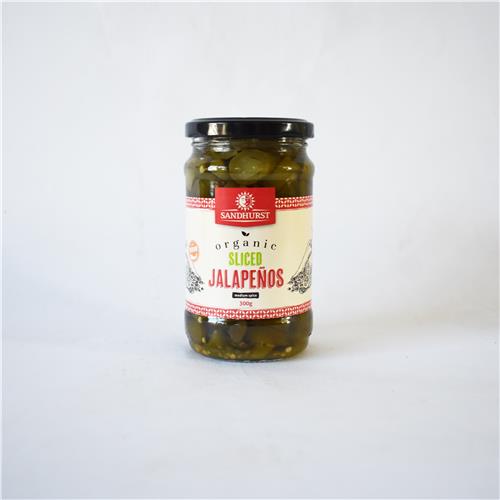 Sandhurst Organic Sliced Jalapenos 300g All About Organics Online