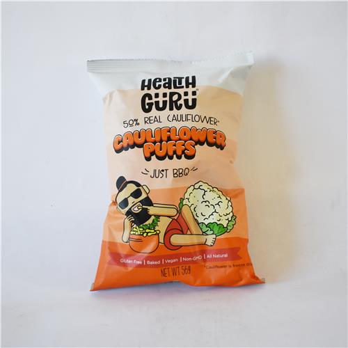 Health Guru Cauliflower Puffs Just BBQ 56g All About Organics Online