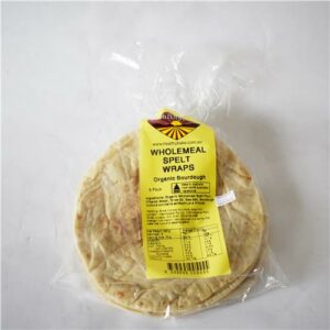 Healthybake Organic Wraps Wholemeal Spelt 5pk