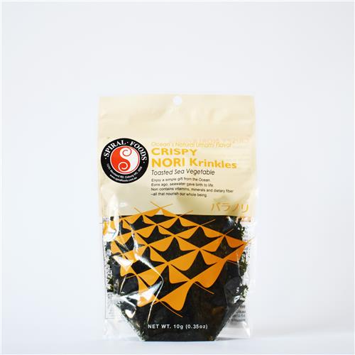 Spiral Crispy Nori Krinkles 10g Certified Organic