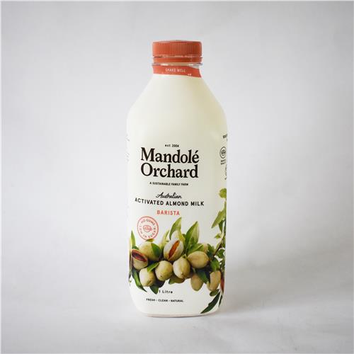 Mandole Orchard Almond Milk Barista Blend 1L All About Organics Online