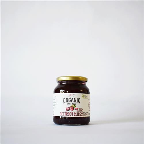 Chefs Choice Beetroot Slices 340g Certified Organic