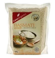 Ceres Organics White Basmati Rice 500g