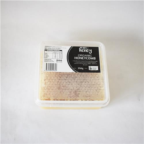 My Dad's Honey Certified Organic Honeycomb 350g