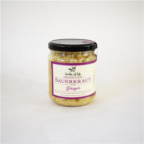 Herbs of Life Sauerkraut Ginger 380g