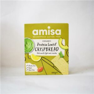 Amisa Organic Protein Lentil Crispbread 100g