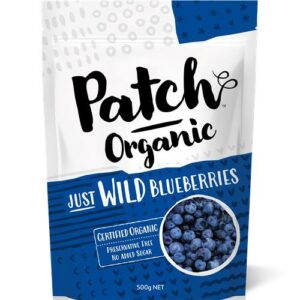 Patch Organic Frozen Wild Blueberries 500g