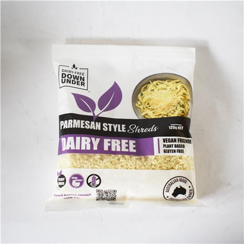 Dairy-Free Down Under Parmesan Style Shreds 120g