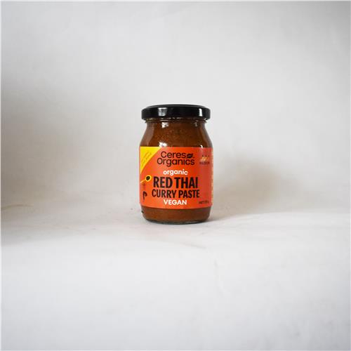 Ceres Curry Paste Thia Red 175g Certified Organic
