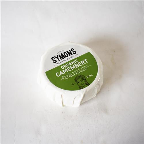 Symons Cheese Camembert 200g Certified Organic