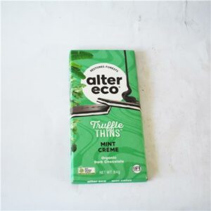Alter Eco Truffle Thins Mint Creme 84g