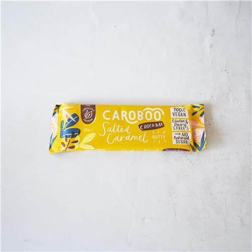 Caroboo Salted Caramel Vegan Carob Bar 32g All About Organics Online