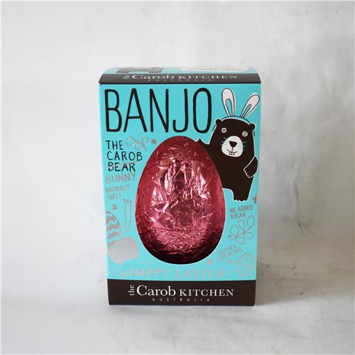 The Carob Kitchen Banjo Bunny Easter Egg 100g All About Organics Online