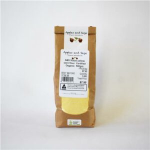 A&S Maize Yellow Corn Flour Certified Organic 500g