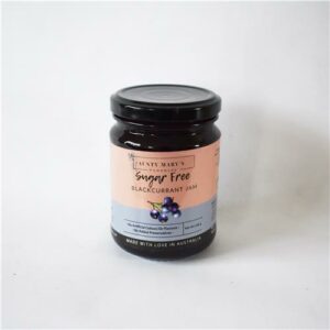 Aunty Marys Jam Sugar Free Blackcurrant Jam 250g