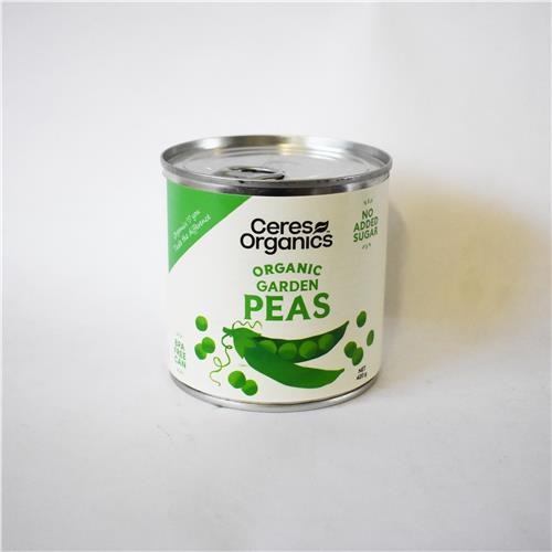 Ceres Organics Garden Peas Tinned 420g