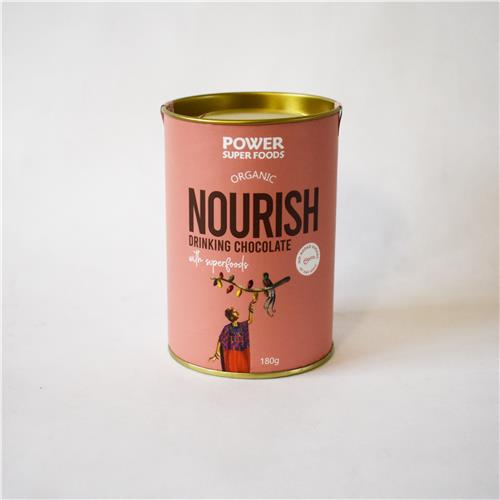 Power S.F Drinking Chocolate Nourish 180g Certified Organic