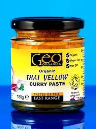 Geo Organics Thai Yellow Curry Paste 180g – All About Organics Online