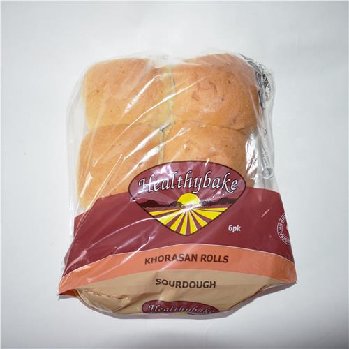 Healthybake Rolls Khorasan 6 Pack