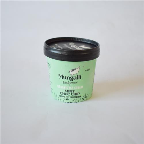 Mungalli Creek Icecream Choc Mint 110ml Certified Organic