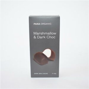 Pana Organic Coated Marshmallow Dark 100g