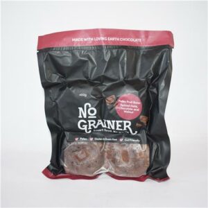 No Grainer Spiced Fruit & Choc Buns 4 Pack 400g
