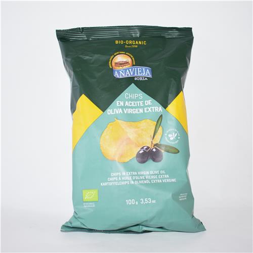 Anavieja Potato Chips EVOO Certified Organic 100g