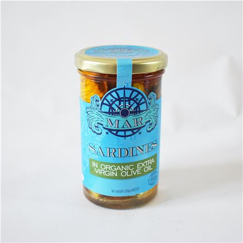 Mar Sardines EVOO Jar 250g