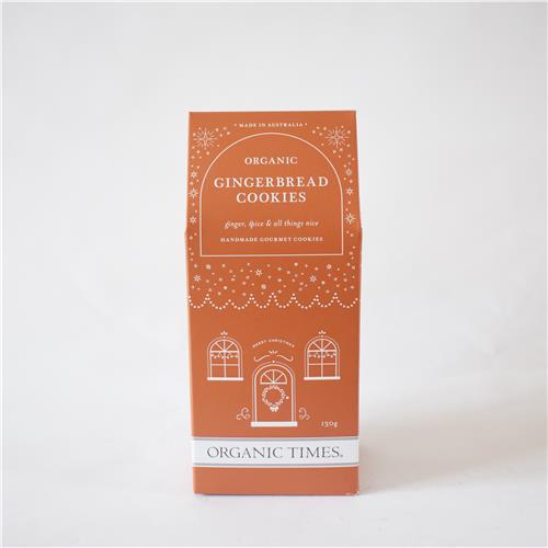 Organic Times Cookies Gingerbread 130g